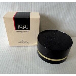 Vintage TABU Dusting Powder Dana Fragrance Talc 4oz Discontinued Paper Sealed